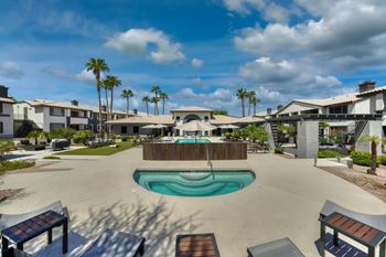 Resort-inspired pools and spa